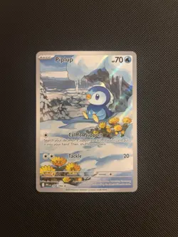 Pokemon TCG Piplup 098/094 Illustration Rare Phantasmal Flames - Image 1
