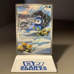 Pokemon TCG 098/094 Piplup Illustration Rare Phantasmal Flames - Image 1
