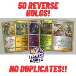Pokemon Lot: 50 Reverse Holo Cards, No Duplicates! Collection for Trainers! - Image 2