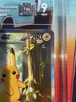 Pikachu EX 276/217 Ascended Heroes SIR TAG 9 Possible Cross to BGS/PSA Read Desc - Image 3