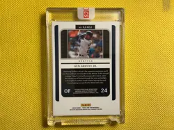 Ken Griffey Jr 2023 Panini Three And Two On-Card Autograph Jersey Card #d 12/15 - Image 2