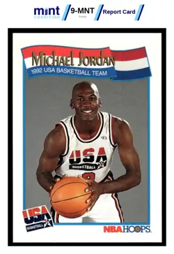 1991 HOOPS MICHAEL JORDAN 579 GEM MINT MCG 10 USA BASKETBALL USA - Image 1