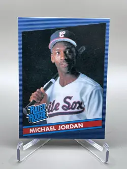 Michael Jordan Rookie 1990 Rated Rookie Fun City Cards Promo Card White Sox ⚾🔥 - Image 1
