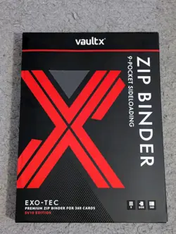 Vault X Exo-Tec Zip Binder SV10 9 Pocket First Edition: Pokemon Destined Rivals - Image 1