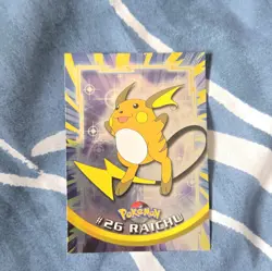 Topps Pokemon TV Animation Edition #26 Raichu Holo - Image 1