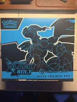 Pokemon Center Black Bolt ETB With Plastic Cover - Image 1