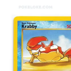 Krabby - 51/62 - 1st EDITION - Fossil - Pokemon TCG - [NM] - Image 4