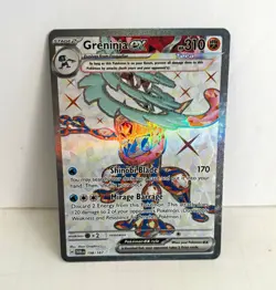 Pokemon TCG Greninja ex 198/167 SV06 Twilight Masquerade Ultra Rare Holo ENG - Image 1