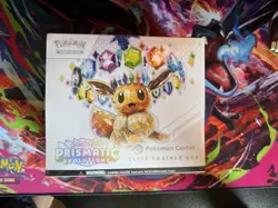 Pokemon Tcg Prismatic Evolutions Elite Trainer Box Pokemon Center Sealed - Image 1