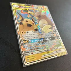 Pokemon TCG Raichu Alolan Raichu GX Tag Team 54/236 - Image 2