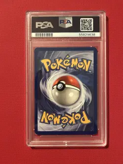 1ST EDITION PSA 7 1999 POKEMON FOSSIL #33 GASTLY - Image 2