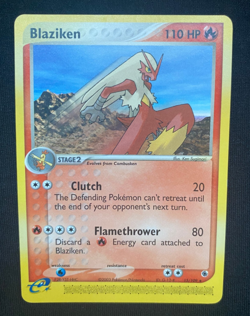 Blaziken 15/109 Pokemon Ruby and Sapphire Regular (LP) - Image 1