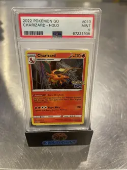 2022 Pokemon Go Charizard Holo #010 PSA 9🔥 - Image 1