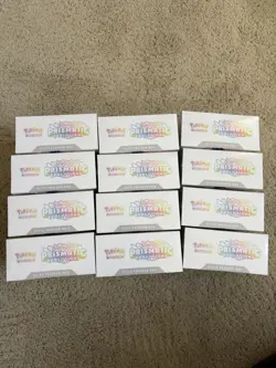 Pokemon TCG Prismatic Evolutions Factory Sealed ETB Elite Trainer Box Lot of 12 - Image 2