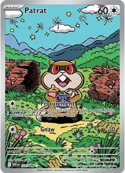 Patrat (#152/086) - Holofoil SV - White Flare NM Pokemon - Image 1