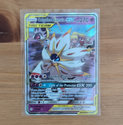 Pokemon TCG Solgaleo & Lunala GX 75/236 SM Cosmic Eclipse Holo Ultra Rare 270 HP - Image 1