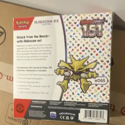 Pokemon TCG Scarlet & Violet 151 Alakazam ex Collection Box English 47ct 2023 - Image 4