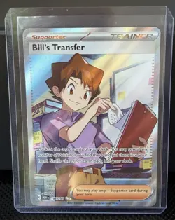 Pokemon TCG Bill's Transfer 194/165 Full Art Ultra Rare Holo English - Image 1