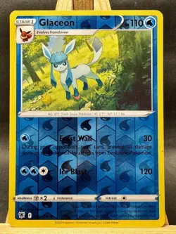 Glaceon Rare Reverse Holo Pokemon TCG SWSH10: Astral Radiance 038/189 NM - Image 1