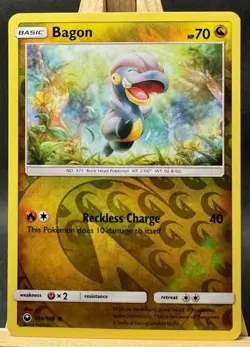 Bagon (104) Reverse Holo Pokemon TCG SM - Celestial Storm 104/168 NM - Image 1