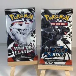Pokemon TCG Scarlet and Violet Black Bolt White Flare Booster Pack Bundle 2PK - Image 2