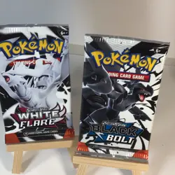 Pokemon TCG Scarlet and Violet Black Bolt White Flare Booster Pack Bundle 2PK - Image 3