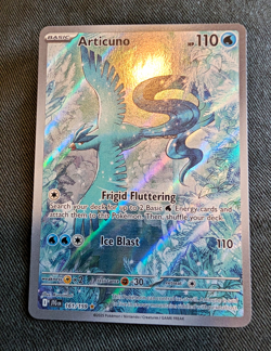 Pokemon TCG Articuno 161/159 Sv09: Journey Together Illustration Rare Holo - Image 1