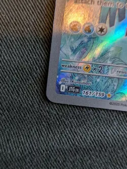 Pokemon TCG Articuno 161/159 Sv09: Journey Together Illustration Rare Holo - Image 3