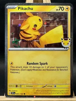 Pikachu (Pokemon Day 2026) Common Miscellaneous Cards & Products 051/162 NM - Image 1