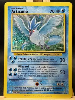 Articuno Classic Collection Holo Pokemon Trading Card Game - 009/034 NM - Image 1
