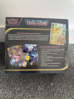 Pokemon Center Chaos Rising ETB Elite Trainer Box New & Sealed - Small Rip - Image 2