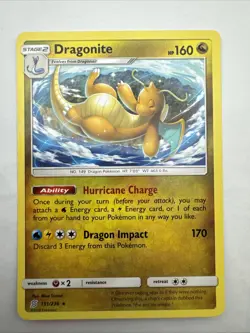 Pokemon TCG Dragonite Unified Minds 151/236 - Rare - Image 1