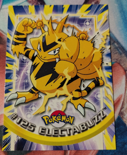 Topps TV Animation Edition Electabuzz #125 Pokemon Card English 1999 - Image 1