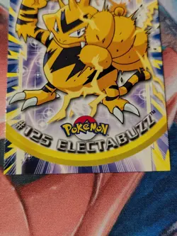 Topps TV Animation Edition Electabuzz #125 Pokemon Card English 1999 - Image 2