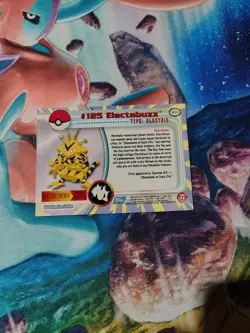 Topps TV Animation Edition Electabuzz #125 Pokemon Card English 1999 - Image 4