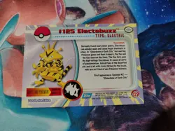 Topps TV Animation Edition Electabuzz #125 Pokemon Card English 1999 - Image 5