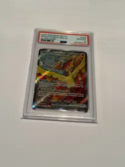 ✅ PSA 10 Team Rocket's Moltres 208/182 Destined Rivals Pokemon Card - Gem Mint ✅ - Image 1