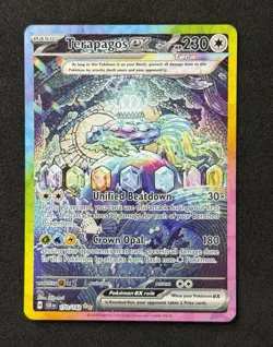 Pokemon Terapagos ex SIR 170/142 Sv07: Stellar Crown Holo English (2024) - Image 1