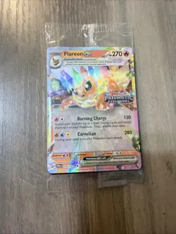 Pokemon TCG - Flareon ex - 014/131 (Prismatic Evolutions Stamp) - Sealed - Image 1