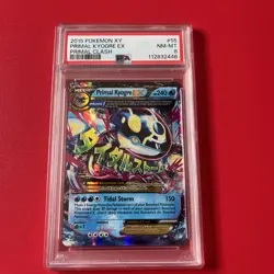 Pokemon TCG Primal Kyogre EX Card 55/160 XY Primal Clash Series - Image 1