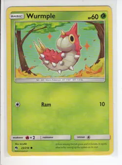 WURMPLE LOST THUNDER SET POKEMON CARD 23/214 VG - Image 1