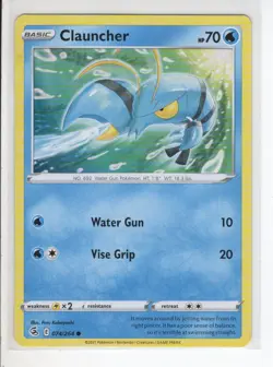 CLAUNCHER FUSION STRIKE SET POKEMON CARD 074/264 VG - Image 1
