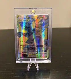 Pokemon TCG Pikachu & Zekrom GX TAG TEAM 33/181 SM Team Up Full Art Holo - Image 1