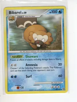 BIBAREL STORMFRONT SET POKEMON CARD 32/100 LP - Image 1