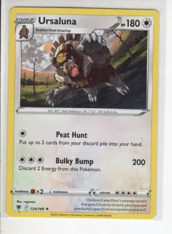 URSALUNA ASTRAL RADIANCE SET POKEMON CARD 124/189 NM/M - Image 1