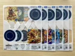Disney Lorcana Japan Exclusive Lore Counter Complete Set 6 Sheets Promo - Image 1