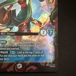 Disney Lorcana Wilds Unknown Kida - Crystal Scion Enchanted FOIL 236/204 - Image 4