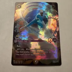 Disney Lorcana Wilds Unknown Frozone - Super Cool 226/204 ENCHANTED Foil - Image 2