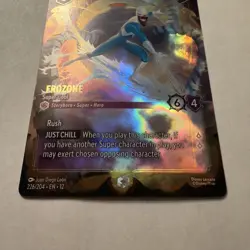 Disney Lorcana Wilds Unknown Frozone - Super Cool 226/204 ENCHANTED Foil - Image 4