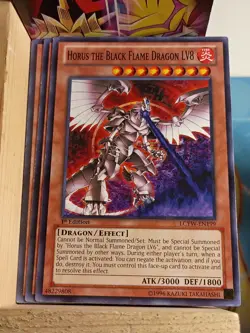 Horus the Black Flame Dragon LV8 LCYW-EN199 Legendary Collection 3: Yugi's World - Image 1